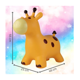 Skákací gumová Žirafa s pumpičkou