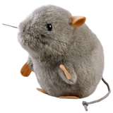 Plyšová šedá myška 13 cm