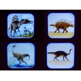 Ruční projektor s barevnými obrázky dinosaurů