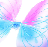 Kostým motýlí víla s křídly modrý