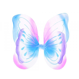 Kostým motýlí víla s křídly růžovo-modrý