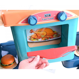 Dětská pojízdná kuchyňka s rychlým občerstvením