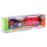 Traktor s vlečkou pro převoz zvířat 22 cm