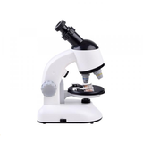 Mikroskop s príslušenstvom biely