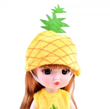 Malá ovocná panenka ananas - žlutá