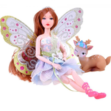 Panenka Emily motýlí víla s jelenkem