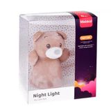Noční lampa svítící medvídek