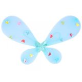 Svítící kostým motýlí víla s křídly modrý