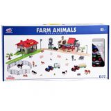 Velká farma se zvířaty a hospodářskými stroji 125 ks
