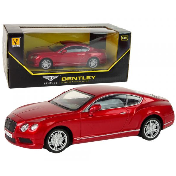 Levně Auto Bentley Red 1:24 Friction Drive