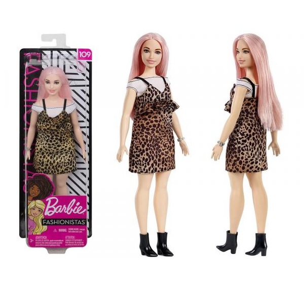 Levně Panenka Barbie v leopardích šatech