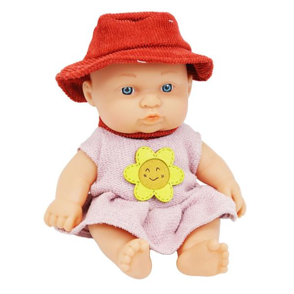 Levně Malá gumová panenka 19 cm - chlapeček