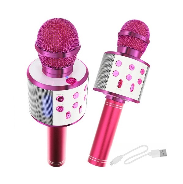 Bezdrátový karaoke mikrofon s reproduktorem
