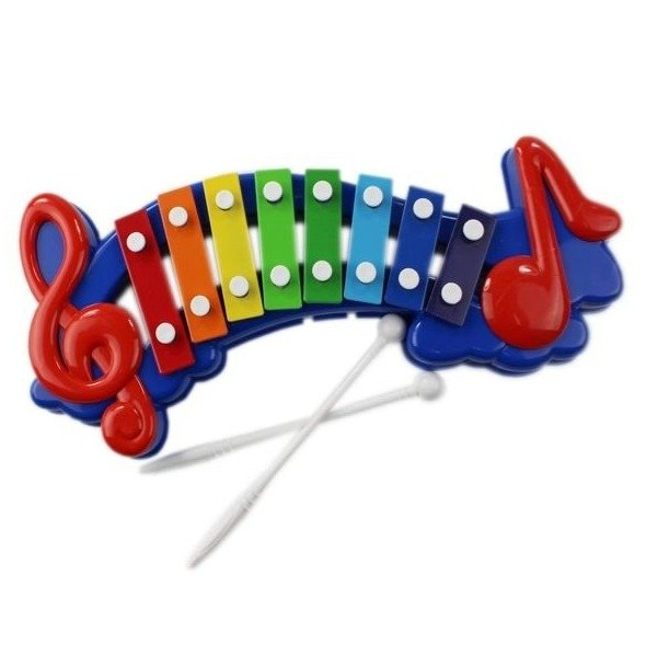 Dětský barevný cimbál 8 tónový