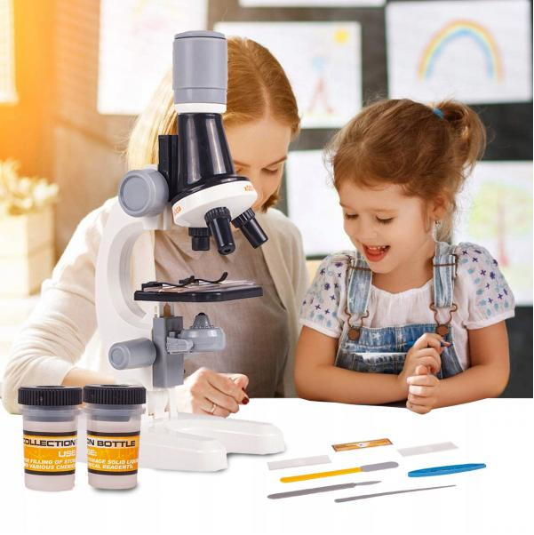 Levně Dětský vědecký mikroskop s doplňky