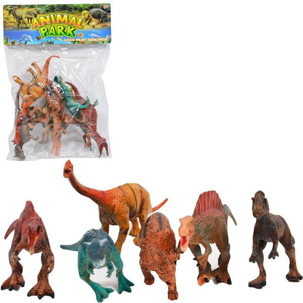 Dinosauři v sáčku - sada 6 ks