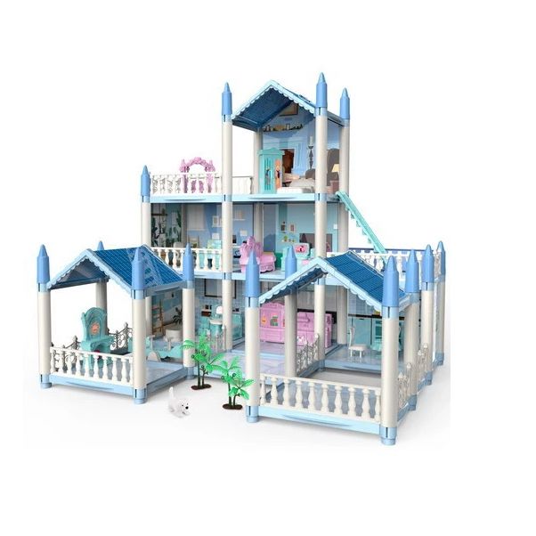 Domeček pro panenky Rezidence modrá