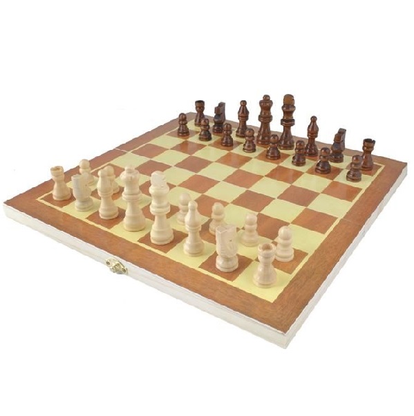 Levně Dřevěné šachy