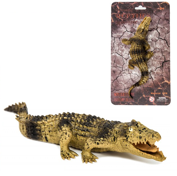Levně Pryžový krokodýl