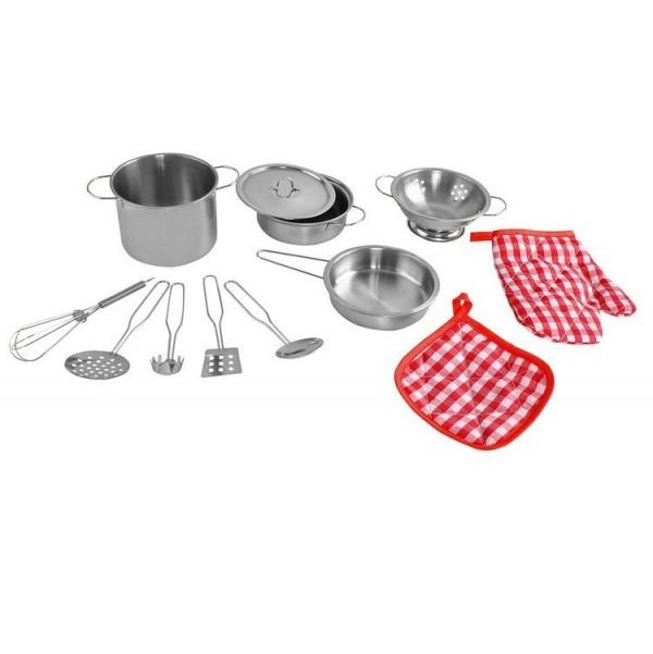 Kuchyňská kovová souprava nádobí