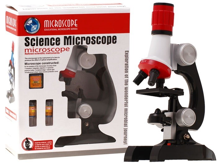 Mikroskop s příslušenstvím