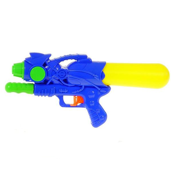 Levně Pištoľ na vodu 32 cm - modrá