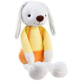 Plyšový králík v šortkách žlutý 60 cm
