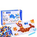 Vzdělávací puzzle mořské zvířátka - modré