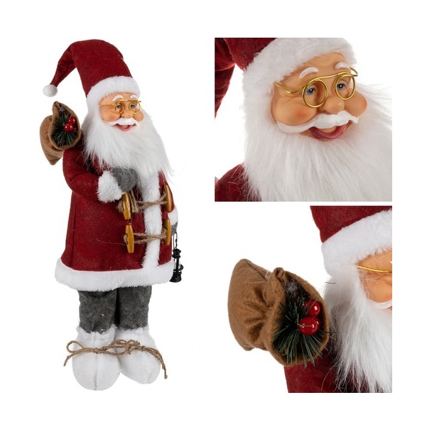 Levně Santa Claus - vánoční figurka 45 cm