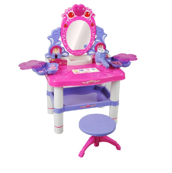 Levně Toaletní stolek se židlí